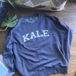 Kale Navy Sweatshirt Size Medium